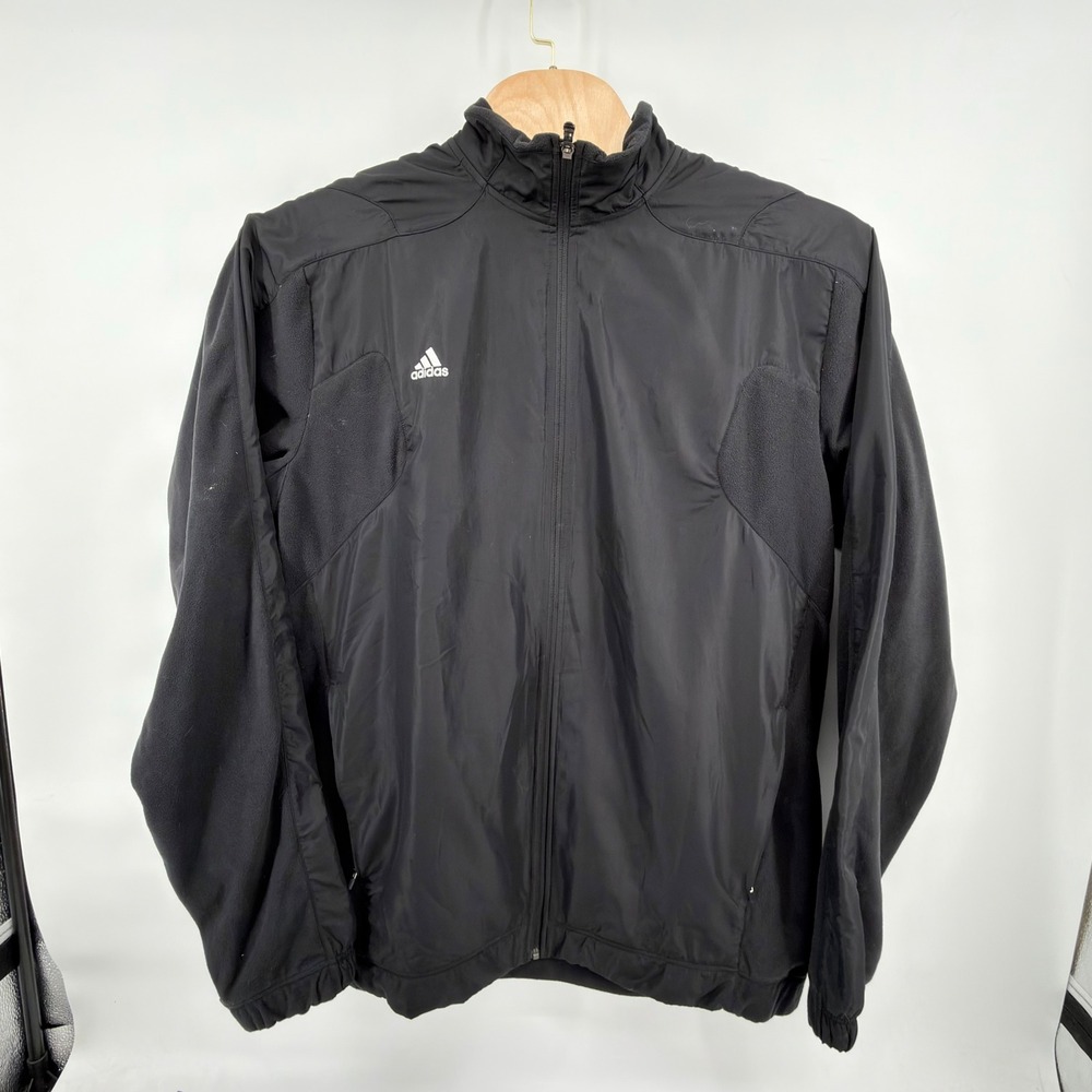 Adidas ClimaWarm Scorch Jacket Mens 3XT Black Hybrid Fleece Full Zip P55437